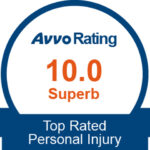 Avvo Top Rated 10 Superb Personal Injury Badge