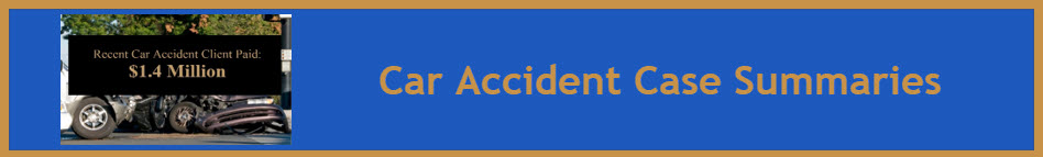 RJM Car Accident Case Summary Banner