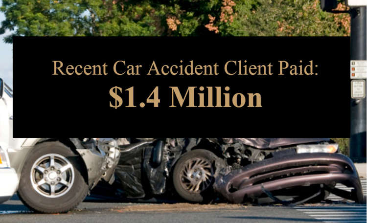 RJM Car Accident Settlement Over a million dollars